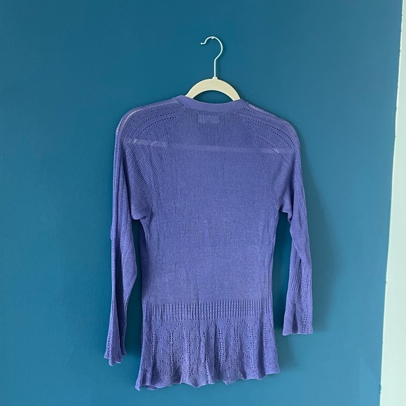 Purple Knitted Cardigan - Picture 3 of 5